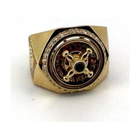 Anillo ruleta mini de oro 18k